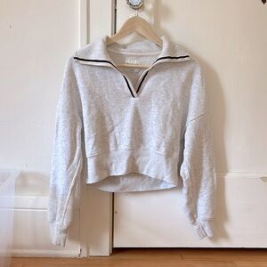 Abercrombie & Fitch Soft AF Collection Cropped Collared Sweater